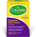 Culturelle crianças mastigáveis probióticos para crianças Digestive & Imune Saúde, Digestive saúde diária probiótico mastigables para homens e mulheres