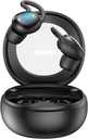 Auscultadores para dormir, fones de ouvido sem fios para dormir lateral, Mini Earbuds para dormir, Bluetooth ultra-fino 5,4 Auscultadores Invisíveis Confortáveis – Preto