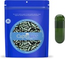 Capsulina Clorofila Colorido Tamanho 00 Cápsulas Vegan Vazias - 1000 Contagem - Cápsulas Veggie Vazio - Enchimento de cápsula vegetal DIY - Tampas Vazias - Kosher Certificado Não-GMO (Green)