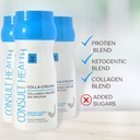Consultar Saúde - Colla-Creama Collagen Creamer Suplemento - 10g Proteína - Ketogenic Blend - Creamer de café em pó - Óleo de coco, Energia Aumentando MCT Óleo - No Added Sugar - 7.94 oz