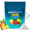 Hydration Electrolyte Powder, Keto & No Sugar - Alto Potássio (1000mg) com limão framboesa flavored - Zero Calory Sugar Free Electrolyte Powder, Não-GMO 32 Servings