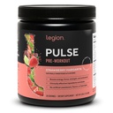 LEGION Pulso pré-treino - Todos os óxido nítrico natural pré-treino para aumentar a energia, Creatina livre, naturalmente adoçado, Beta Alanine, Citrulina, Alpha GPC (Strawberry Margarita)