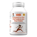 ANDREW LESSMAN Factores de Metabolismo de Energia e Gordura 360 Cápsulas - Promove Queimadura de Gordura Óptima e Metabolismo de Energia, com Carnitina, Chá Verde, Guaraná, Ginseng, B-Complexo. Cápsulas fáceis de engolir