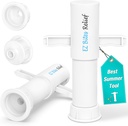 Trobing Bug Bite Suction Tool, Venom Extractor Sucker, Bee Sting Bit Alief, Fácil de usar, Natural Itch Alief, Reduz a dor e inchaço, Primeiros socorros para caminhadas, Backpacking e Camping (White-2 Pack)