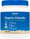 chlorela orgânica nutricista em pó de 16 onças (1LB) - 3g por serviço
