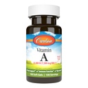 Carlson - Vitamina A, 25000 UI (7500 mcg RAE), Visão & Saúde da Pele, Função Imune, 100 géis moles
