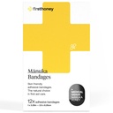 Primeiro Honey Manuka Honey Adesive Bandages 12 Pack .Látex Livre, Antibiótico Free Wound Dressing .