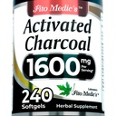 Laboratório do FITO MEDIC □ Comprimidos de carvão activados 1600 mg por serviço □ 240 cápsulas de carvão activado □ Cápsulas de carvão □ Pills de carvão ultra alta absorção, s.