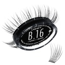 Lashify negrito 16 milímetros Gossamer extensões Cílios Refil, preto, DIY falsos cílios para um olhar natural