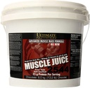Ultimate Nutrition Muscle Juice, Weight Gain Drink Mix - Massa Gainer exercitar pó para homens e mulheres - Suplemento para crescimento muscular magro e apoio imunológico com 55g de proteína - Chocolate, 13.2lb