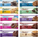 Nutrition Protein Bars, Pacote variado de 10 sabores - alta proteína, baixo carbono, sem glúten, Keto Friendly - 2.12 Oz Bars - 12 Count