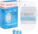 Vestido de filme transparente 8" x 12" (10 Pack) – Bandagens de ferida adesiva impermeável para chuveiro pós-cirúrgico, Escudo IV, Tattoo Aftercare, Clear Breathable Dressing Patches por HEALQU
