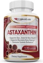 Astaxantina 10mg Suplemento / Melhor Antioxidante Puro de Microalgas, Ajuda a Cuidados com a Pele & Olho, Juntas Artríticas, Envelhecimento Saudável, Aumentando Energia, 120 Não-GMO Softgels - Suplementos Premium Astaxantina