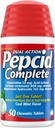 Pepcid Redutor de Ácido Completo + Comprimidos mastigáveis antiácidos, sabor de menta fria, 50 contagem por Pepcid Complete (pacote de 1)