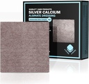 EVERLIT AG Silver Alginate Alginate Wound Dressing □ Absorvente Não Estéril Dressing Pad □ Gaze Hemostático Gentil com Fibra Gelling Natural para Cuidados de Feridas (4" x 4")