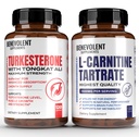 Turkesterone 8,000mg [maior pureza] + Premium L-Carnitine Tartrate Supplement - Suplemento de alta absorção com Tongkat Ali - Aumentar a resistência, crescimento muscular magro, apoio ao metabolismo e Ener natural