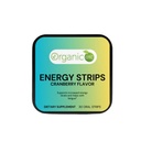 Tiras de energia - Conveniente Energética diária Melhorar, Suporta Vitalidade e Foco, Refrescante sabor de cranberry, Fácil de usar, Suplemento dietético, 30 tiras orais