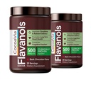 CacauVia Cardio Saúde Cacau Pó, 60 Servings, 500mg Cacau Flavanols, Apoiar a saúde do coração, Boost óxido nítrico, melhorar a circulação, Energia, Pré-treino, Vegan, Chocolate escuro Cacao