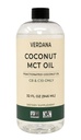 Verdana tipo de alimento MCT óleo 32 onças – para Keto café, óleo natural sem sabor puxar Mouthwash & massagem - 100% coco óleo fracionado derivado – triglicéridos de cadeia média C8 C10 – Não-GMO, Kosher