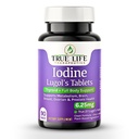 Comprimidos de Iodo de Lugol 6.25mg – Preciso-Dose Thyroid & Energy Support – Sem Líquido Harsh, Estável Potássio Iodeto Suplemento – 90 Ct, Não-GMO, Sem conservantes