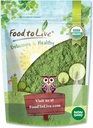 Alimentos para viver Super Verdes Orgânicos em pó mistura – Kale misto, Moringa, espirulina, Wheatgrass em pó. Não-GMO, Puro, Vegan, Bulk. Rico em antioxidantes, clorofila. Ótimo para sucos, smoothies, cozimento