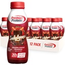 Premier Protein Indulgence Protein Shake, 30g Protein, 3g Sugar, Chocolate coberto de morango, 11.5 fl oz, pacote de 12