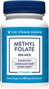 O metilfolato de vitamina Shoppe para a saúde da mulher - Apoio pré-natal e desenvolvimento do bebê - 800 MCG (60 cápsulas vegetais)