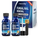Tratamento de Fungos de unhas Extra força com 25% de ácido undecilênico & óleo de árvore de chá, tratamento de Fungos de unhas para unhas e unhas de unhas, antifúngico tratamento para unhas danificadas e unhas grossas- 2Pcs