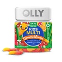 OLLY Kids Gummy Multivitamin, Saúde geral e suporte imunológico,* Vitaminas e minerais A, C, D, E, Bs e Zinco, Crianças Chewable Suplemento, Azedo Fruity Punch saboreado, 70 ou 35 dias de fornecimento - 70 contagem