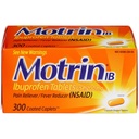 Motrina Ib Ibuprofeno Comprimidos Relíver da febre da dor: 300 Caplets revestidos