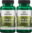 Swanson Olive Leaf Extract Cápsulas com 20% de Oleuropein - (60 Cápsulas, 750mg cada) 2 Embalagem