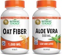 Escolha Botânica - Aveia & Aloe Vera: Dietary Fiber & Digestive Health Supplement Bundle