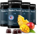 Gummies with Ashwagandha - Shilajit e Ashwagandha - Suporta energia, humor, motivação - Vegan-Amigo - 240 Contagem