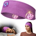 Auscultadores de sono Perytong Bluetooth Headband, Earphones sem fio desportivos Earbuds adormecidos com fones de ouvido estéreo ultra-fino HD para treino de sono Correr Cool Gadgets Presentes exclusivos