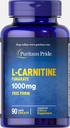 Fumarato de L-Carnitina do Orgulho de Puritano 1000 mg-90 Caplets