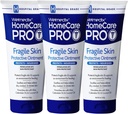 Welmedix Frágil Ponho Protector da Pele □ Hospital Grau Cura Pomada, Barrier Cream & Skin Protector w/Calendula para o tratamento de Eczema, Psoríase, Dermatite, Dor de Cama, Chafing (Pacote de 3)