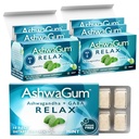 AshwaGum RELAX Gum por BetterGum, Suplemento de alta potência com KSM 66 Ashwagandha e Gaba, Suporta estresse e alívio de tensão, Alternativa para chicletes, Livre de açúcar, Pacote de 2