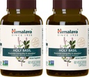 Himalaya Holy Basil, Fonte de 60 dias - Herbal Apoio Adrenal para alívio do estresse, Relaxação, Apoio Energético e Descanso Ocasional - Vegan, Não-GMO, Glúten Livre, 720 mg, 60 Cápsulas, Pacote de 2