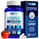 Gostamos de suplementos de licopeno vitaminas para homens - Lycopene 20mg por serviço - 200 Cápsulas - Super Antioxidante que ajuda a apoiar sistema imunológico e saúde da próstata