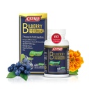 CATALO Bilberry Eye Formula com DHA vegetariana - Suplemento de Cuidados Oculares com Mirtoselect Bilberry Extract, DHA de Algae, Lutein, Zeaxantina, Extrato de Sementes de Uva e Zinco - 60 Cápsulas Vegetarianas