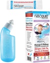 Nasopure Nasal Wash, Little Sampler Kit, “The Nicer Neti Pot” Sinus Wash Kit, confortável Nasal Ringe 4 Oz Garrafa e 4 pacotes de sal (3.75 gr cada), Congestão nasal, Frio, Alergia, Irrigação nasal
