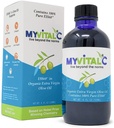 MyVitalC Olive Azeite Extra Virgem Orgânica - Puro ESS60 Suplemento Antioxidante - para Antienvelhecimento, Oxidação, Longevidade, Sono, Mais Energia - 120ML