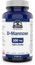 Summit Supplements - Cápsulas D-Mannose 500 mg, 120 caps Veggie - Apoio à saúde do trato urinário - Fonte de carboidratos para apoiar a produção de energia - Suplemento de suporte atlético