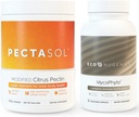 EcoNugenics Ultimate Imune System Support Pack - PectaSol-C Citrus Pectin- 454 Grams & MycoPhyto Medicinal Cogumelo Saúde- 60 Cápsulas