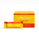 Por que barras, barras de proteína, Mango Ginger, 2.04 Onça Bares (Pack of 12 Protein Bars) - Superalimento da barra de proteína, Sem glúten, Não OGM, Orgânico, Vegan, Ingredientes simples