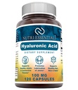 Ácido hialurônico Suplemento dietético - 100 mg 120 cápsulas (Non-GMO) - Os melhores suplementos para a saúde conjunta, cuidados com a pele & mais*