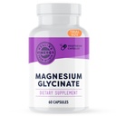 Glicinato de Magnésio Vimergy – Apoio ao Stress – Quelated to Even Tummy Chateado*– Promove saúde do coração e energia*– Kosher, Vegan Gluten-Free – 60 Caps