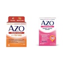 Controle de bexiga AZO com Go-Less Suplemento diário , ajuda a reduzir Urgência Ocasional e Proteção Dupla , Urinário + Suporte Vaginal * , Prebiótico mais clinicamente provado Probiótico feminino