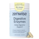 Zenwise Health Digestive Enzimas para Gut Health & Bloating Alívio - Multi Enzimas Digestion Suplemento com Probióticos, Bromelain & Papaya para Digestive Health Support - Homens & Mulheres - 180 Contagem