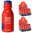 More Labs Liquid Focus, Nootropic Smart Drink with Powerful Antioxidants & Adaptogenic Herbs for Energy and Concentration, 150mg Cafeína (Pack of 24)